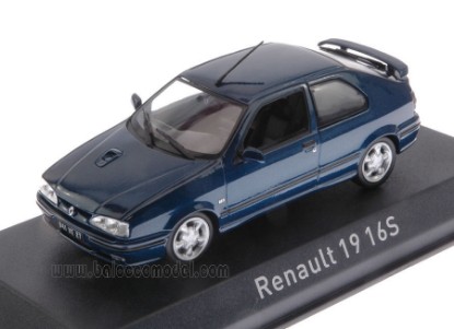 Immagine di RENAULT 19 16S 1992 SPORT BLUE 1:43