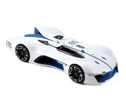Immagine di RENAULT ALPINE VISION GRAN TURISMO 2015 WHITE & BLUE 1:43