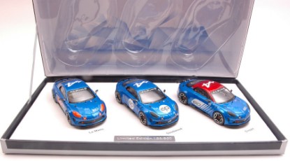 Immagine di COFFRET ALPINE CELEBRATION 2015 (3 CARS) LIMITED PCS 500 1:43
