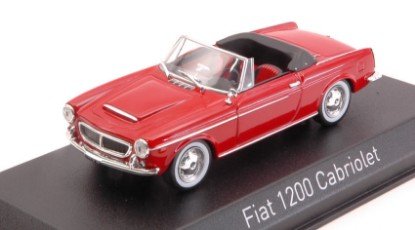 Immagine di FIAT 1200 CABRIOLET 1959 RED 1:43