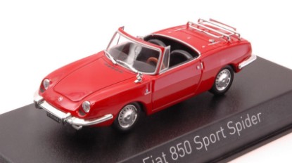 Immagine di FIAT 850 SPORT SPIDER 1968 RED 1:43