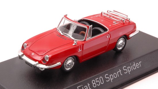 Immagine di FIAT 850 SPORT SPIDER 1968 RED 1:43