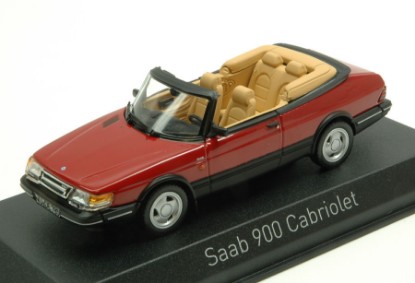 Immagine di SAAB 900 TURBO 16 CABRIOLET 1992 RED 1:43