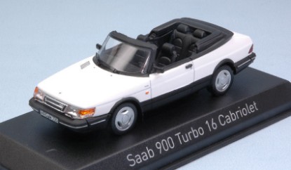Immagine di SAAB 900 TURBO 16 CABRIOLET 1992 WHITE 1:43