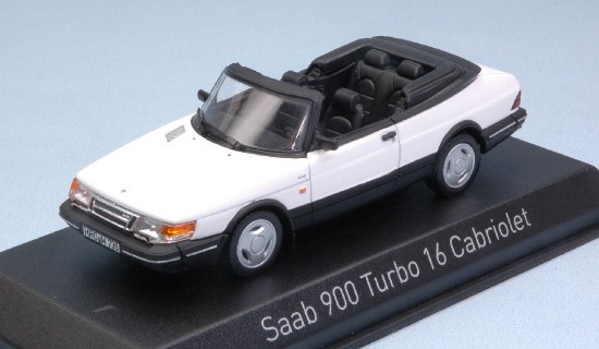 Immagine di SAAB 900 TURBO 16 CABRIOLET 1992 WHITE 1:43