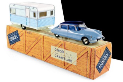 Immagine di CITROEN DS 21 & CARAVANE BLEU MONTE CARLO & BLEU D ORIENT 1:43



