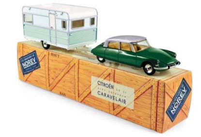 Immagine di CITROEN DS 21 & CARAVANE VERT JURA & GRIS ARGENT MET.1:43


