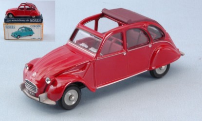 Immagine di CITROEN 2CV AZL 1968 ROUGE CORSAIRE (OPENING HOOD) 1:43