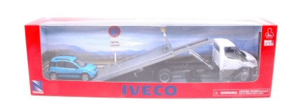 Immagine di IVECO DAILY BIANCO C/PANDA BLU CHIARO 1:43