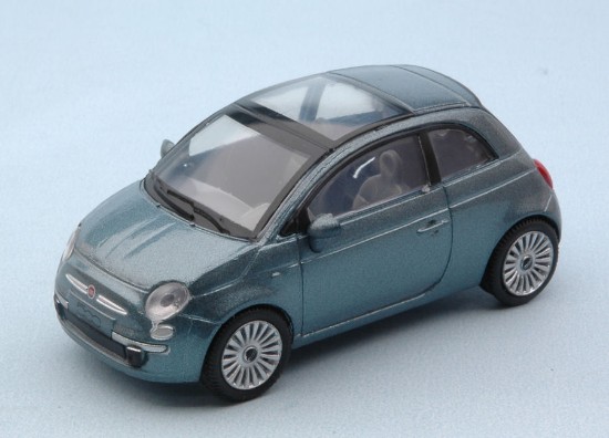 Immagine di FIAT NUOVA 500 2007 METALLIC BLUE 1:43