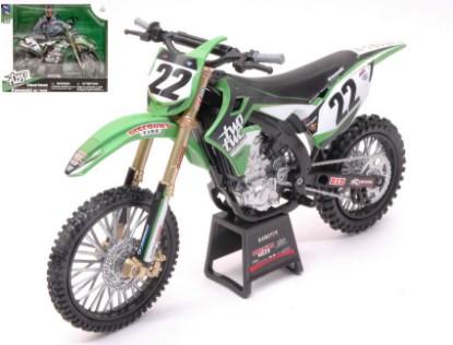 Immagine di KAWASAKI KX 450F N.22 CHAD REED 1:12