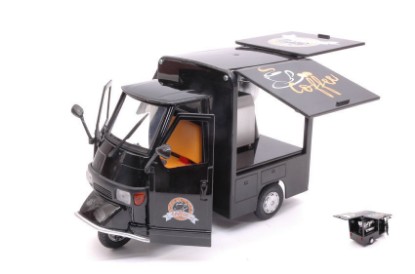 Immagine di APE PIAGGIO 50 STREET FOOD "COFFEE" 1:18