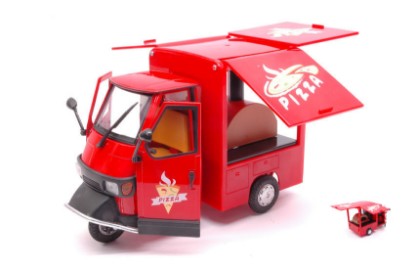 Immagine di APE PIAGGIO 50 STREET FOOD "PIZZA" 1:18