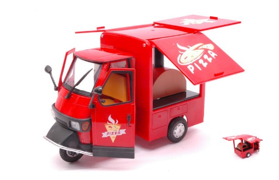 Immagine di APE PIAGGIO 50 STREET FOOD "PIZZA" 1:18