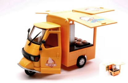 Immagine di APE PIAGGIO 50 STREET FOOD "GELATI" 1:18