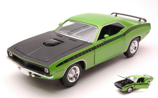 Immagine di PLYMOUTH CUDA 1970 GREEN 1:24