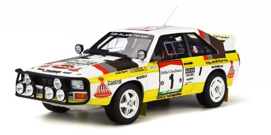 Immagine di AUDI QUATTRO SPORT GR.B N.1 3rd SAFARI RALLY 1984 H.MIKKOLA-A.HERTZ 1:18