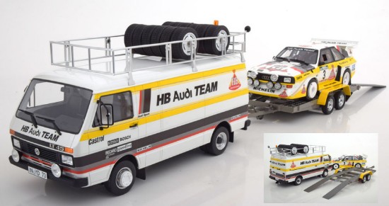 Immagine di VW LT + AUDI QUATTRO S1 PORTUGAL 1985 1:18