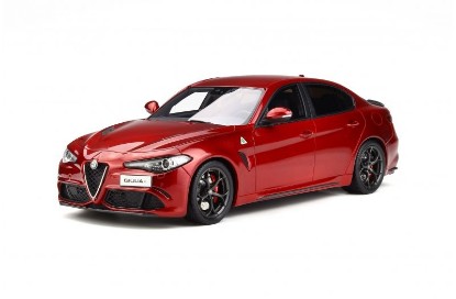 Immagine di ALFA ROMEO GIULIA QUADRIFOGLIO ROSSO COMPETIZIONE 1:18