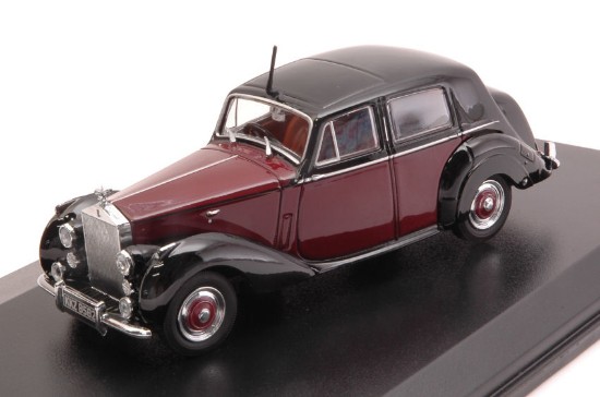 Immagine di ROLLS ROYCE SILVER DAWN DARK RED/BLACK 1:43