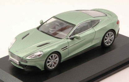 Immagine di ASTON MARTIN VANQUISH COUPE  2001 METALLIC GREEN 1:43