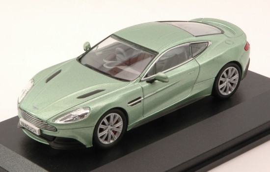Immagine di ASTON MARTIN VANQUISH COUPE  2001 METALLIC GREEN 1:43