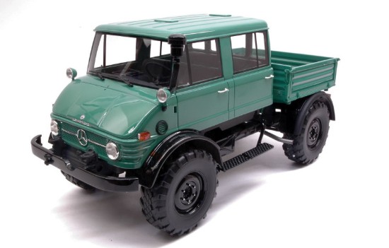 Immagine di MERCEDES UNIMOG 416 DOKA GREEN/BLACK 1:18