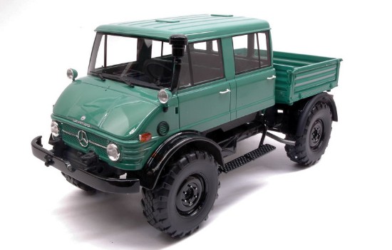 Immagine di MERCEDES UNIMOG 416 DOKA GREEN/BLACK 1:18