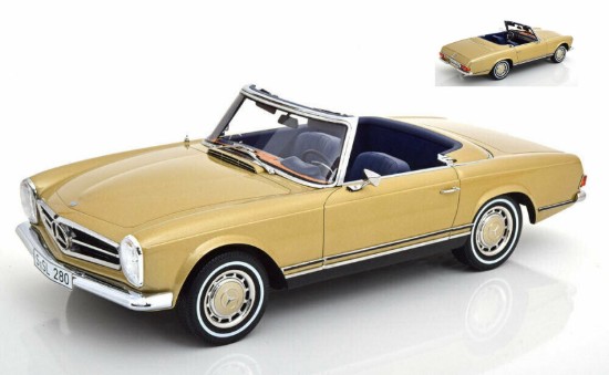 Immagine di MERCEDES 280 SL (W113) PAGODA 1968 BEIGE 1:12