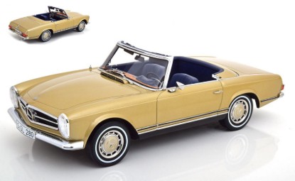 Immagine di MERCEDES 280 SL (W113) PAGODA 1968 GOLD 1:12