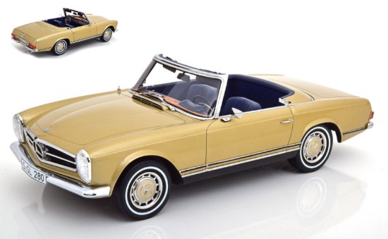 Immagine di MERCEDES 280 SL (W113) PAGODA 1968 GOLD 1:12