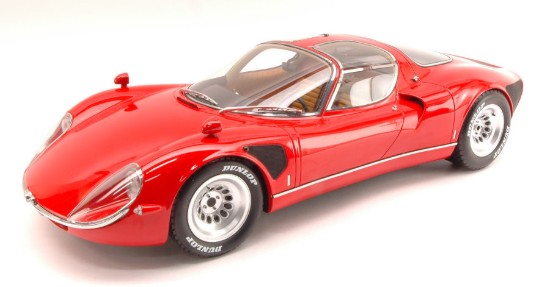 Immagine di ALFA ROMEO TIPO 33 STRADALE 1967 RED 1:12