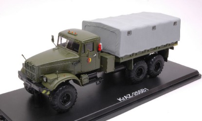 Immagine di KRAZ 255B1 MILITAR NVA OLIVE GREEN/GREY 1:43