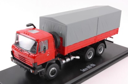 Immagine di TATRA 815 V26 RED TRAILER WITH COVER 1:43