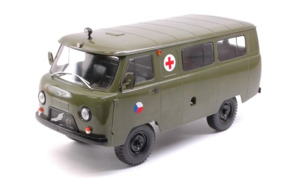 Immagine di UAZ 452A VAN (3962) AMBULANCE CZ ARMY 1:18