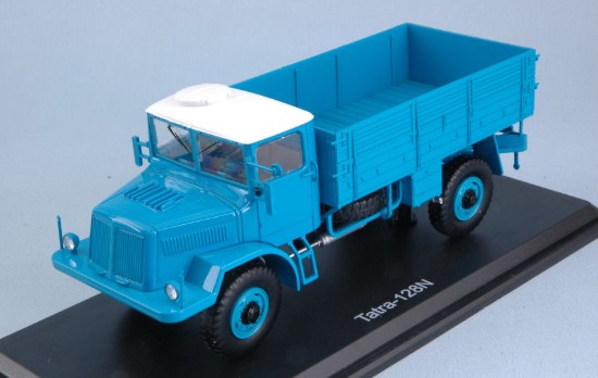 Immagine di TATRA 128N PLATFORM BLUE/WHITE 1:43