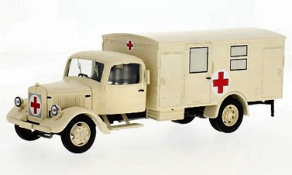 Immagine di MERCEDES L3000 1937 AMBULANCE RED CROSS 1:43
