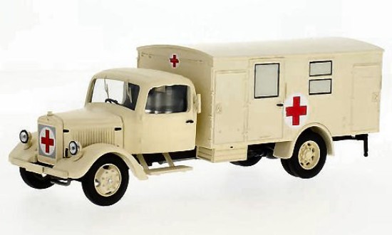 Immagine di MERCEDES L3000 1937 AMBULANCE RED CROSS 1:43