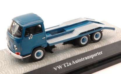 Immagine di VW T2a CAR TRANSPORT BLUE 1:43