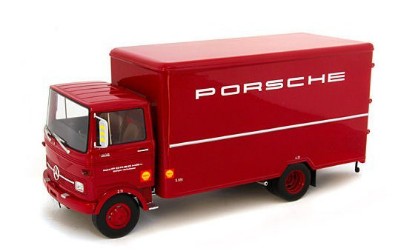 Immagine di MERCEDES LP 608 CASE TRUCK PORSCHE 1:18
