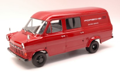 Immagine di FORD TRANSIT MKI BOX WAGON PORSCHE RACING SERVICE 1:18