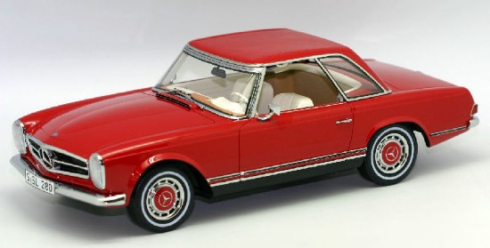 Immagine di MERCEDES 280 SL PAGODA (W113) HARDTOP 1968 RED 1:12