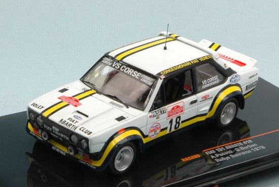 Immagine di FIAT 131 ABARTH N.18 ACCIDENT SANREMO RALLY 1978 PASETTI-BARBAN 1:43