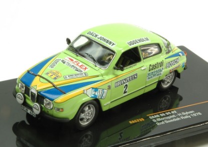 Immagine di SAAB 96 V4 N.2 2nd SWEDISH RALLY 1976 S.BLOMQVIST-H.SYLVAN 1:43