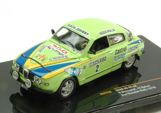 Immagine di SAAB 96 V4 N.2 2nd SWEDISH RALLY 1976 S.BLOMQVIST-H.SYLVAN 1:43