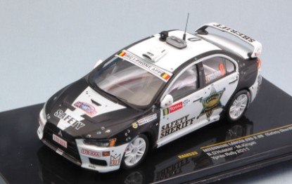 Immagine di MITSUBISHI LANCER EVO X RALLY BELGIO 2011 SAFETY CAR 1:43