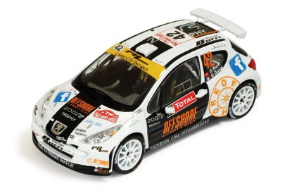 Immagine di PEUGEOT 207 S2000 N.42 9th MONTE CARLO 2013 O.BURRI-A.SAUCY 1:43