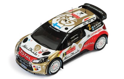 Immagine di CITROEN DS3 WRC N.2 2nd PORTUGAL 2013 M.HIRVONEN-J.LEHTINEN 1:43