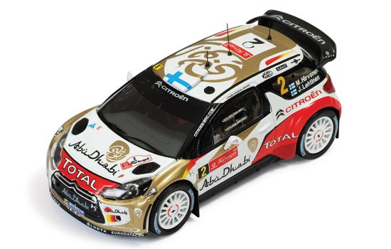 Immagine di CITROEN DS3 WRC N.2 2nd PORTUGAL 2013 M.HIRVONEN-J.LEHTINEN 1:43