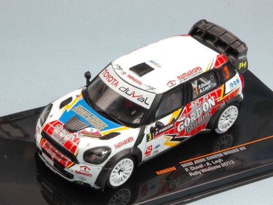Immagine di MINI JOHN COOPER WORKS N.3 RETIRED R.WALLONIE 2013 F.DUVAL-A.LEYH 1:43